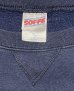 画像2: 90'S SOFFE "HILTON HEAD ISLAND" 前Vガゼット付き スウェットシャツ ネイビー (VINTAGE) (2)