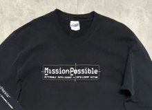 他の写真1: 90'S LEXIS NEXIS "MISSION POSSIBLE" 袖プリント 長袖 Tシャツ ブラック (VINTAGE)