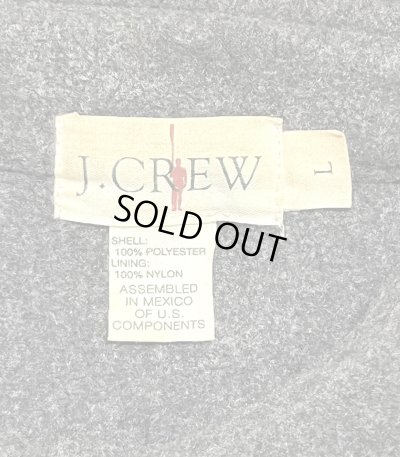 画像2: 90'S J.CREW 旧タグ フリースシャツ ダークグレー (VINTAGE)