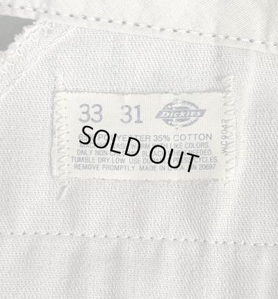 画像4: 80'S DICKIES 874 チビタグ ワークパンツ オリーブ W33L31 USA製 (VINTAGE)