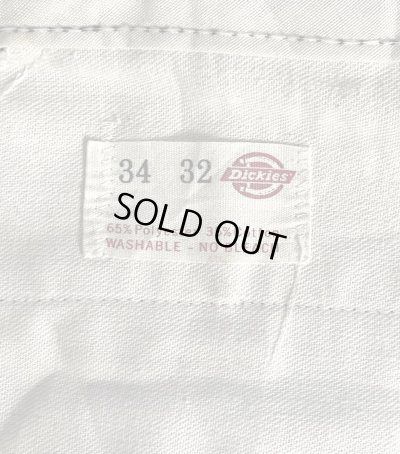 画像4: 70'S DICKIES 874 チビタグ ワークパンツ ネイビー TALONアルミジップ W34L32 USA製 (VINTAGE)