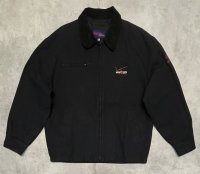 90'S KING LOUIE 襟コーデュロイ 裏地付き ダックジャケット ブラック USA製 (VINTAGE)