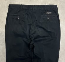 他の写真3: 90'S RALPH LAUREN "HAMMOND PANT" ツープリーツ チノパンツ ブラック W36L30 (VINTAGE)