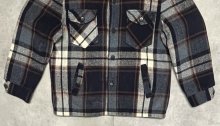 他の写真3: 70'S SEARS 裏地ボア付き ウールジャケット チェック柄 (VINTAGE)