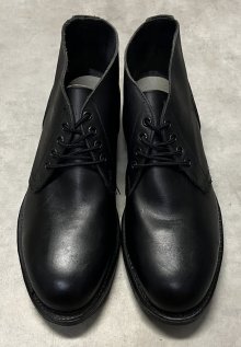 他の写真1: 90'S アメリカ軍 US NAVY "ADDISON SHOE CO製" スチールトゥ レザー チャッカブーツ ブラック (DEADSTOCK)