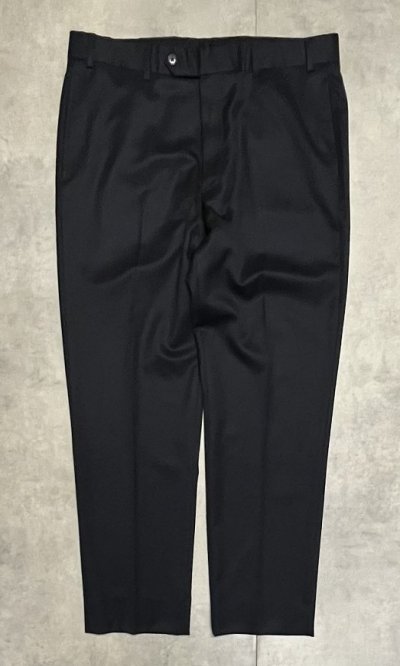 画像1: BROOKS BROTHERS "MADISON" ノータック ウールパンツ ダークネイビー (VINTAGE)