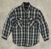 画像1: 80'S DAKOTA 裏地キルティング フランネルシャツ チェック柄 (VINTAGE) (1)
