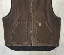 他の写真2: 00'S CARHARTT 裏地キルティング ダックベスト フェードブラウン (VINTAGE)