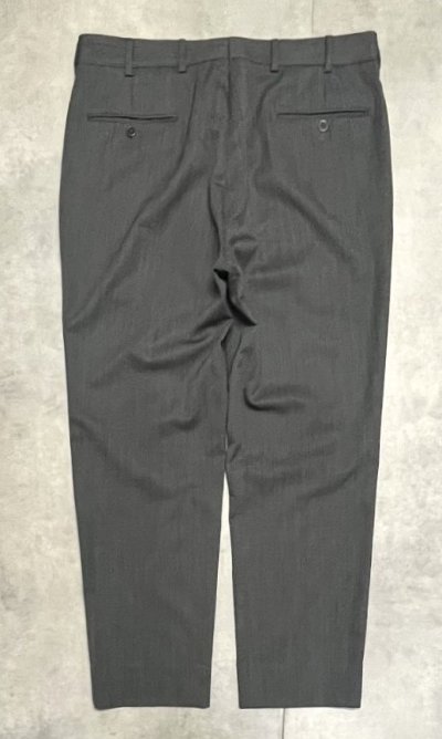 画像3: BROOKS BROTHERS "MADISON" ノータック ウールパンツ ダークグレー (VINTAGE)