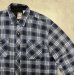 画像3: 90'S OUTDOOR EXCHANGE 裏地キルティング フランネルシャツ チェック柄 (VINTAGE) (3)