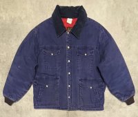 80'S WALLS 裏地キルティング フロント４ポケット ダックジャケット ネイビー (VINTAGE)