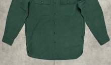 他の写真3: 70'S LL Bean 筆記体タグ シャモアクロスシャツ ダークグリーン (VINTAGE)
