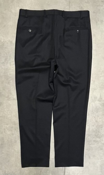画像3: BROOKS BROTHERS "MADISON" ノータック ウールパンツ ダークネイビー (VINTAGE)