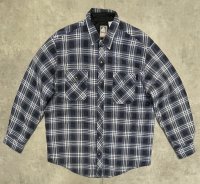 90'S OUTDOOR EXCHANGE 裏地キルティング フランネルシャツ チェック柄 (VINTAGE)
