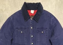 他の写真1: 80'S WALLS 裏地キルティング フロント４ポケット ダックジャケット ネイビー (VINTAGE)