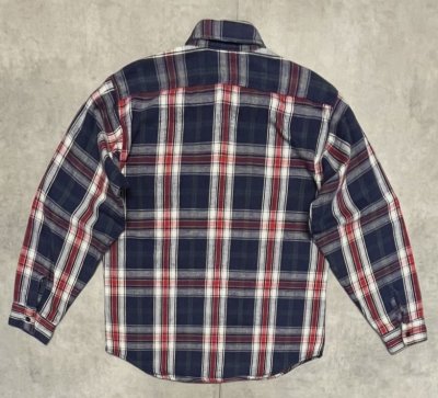 画像4: 80'S WEAR GUARD 三角タグ ヘビーフランネル ワークシャツ チェック柄 USA製 (VINTAGE)