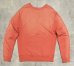 画像3: 00'S J.CREW 前Vガゼット付き クルーネック スウェットシャツ フェードオレンジ (VINTAGE) (3)