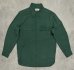 画像1: 70'S LL Bean 筆記体タグ シャモアクロスシャツ ダークグリーン (VINTAGE) (1)