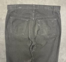 他の写真3: 80'S LEVIS 519 コーデュロイパンツ グレー W36L31 USA製 (VINTAGE)