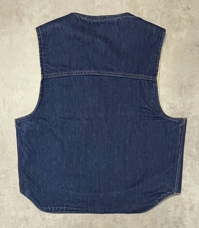 画像6: 80'S CARHARTT 裏地ボア デニムベスト インディゴ USA製 (VINTAGE)