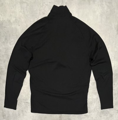画像4: PATAGONIA ハーフジップ ベースレイヤーシャツ ブラック (VINTAGE)