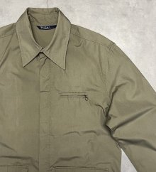 他の写真2: 70'S RALPH LAUREN "大文字タグ" ポプリン フルジップジャケット カーキ (VINTAGE)