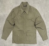 70'S RALPH LAUREN "大文字タグ" ポプリン フルジップジャケット カーキ (VINTAGE)