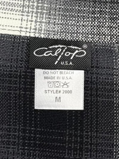 画像2: CAL TOP フルジップ ドリズラージャケット オンブレチェック USA製 (NEW)
