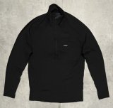 PATAGONIA ハーフジップ ベースレイヤーシャツ ブラック (VINTAGE)