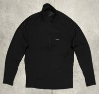 PATAGONIA ハーフジップ ベースレイヤーシャツ ブラック (VINTAGE)