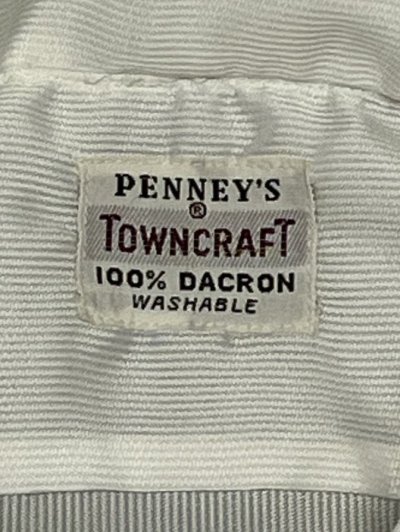 画像2: 60'S TOWNCRAFT "DACRON" レギュラーカラーシャツ ホワイト (VINTAGE)
