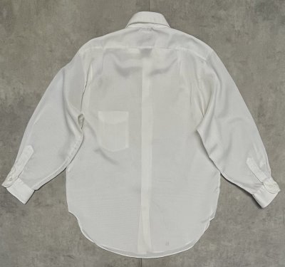 画像4: 60'S TOWNCRAFT "DACRON" レギュラーカラーシャツ ホワイト (VINTAGE)