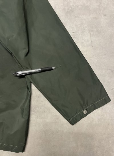 画像6: 50'S WOODS "ROUGH-RIDER" チンスト付き ナイロンアノラック CLIXジップ ダークグリーン カナダ製 (VINTAGE)