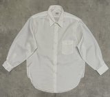 60'S TOWNCRAFT "DACRON" レギュラーカラーシャツ ホワイト (VINTAGE)