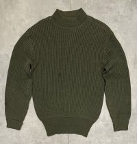 40'S アメリカ軍 US NAVY ウール モックネック デッキセーター オリーブ (VINTAGE) 