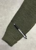 画像4: 40'S アメリカ軍 US NAVY ウール モックネック デッキセーター オリーブ (VINTAGE)  (4)