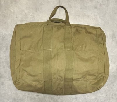 画像8: 40'S アメリカ軍 US NAVY "PARACHUTE TRAVELING BAG" キャンバスバッグ KWIKアルミジップ カーキ (VINTAGE)