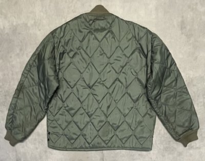 画像5: 60'S アメリカ軍 USAF "CWU-9/P 初期型" キルティング ライナージャケット CONMARジップ セージグリーン (VINTAGE) 