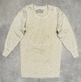 40'S アメリカ軍 US NAVY ウール/コットン アンダーシャツ オートミールヘザー (VINTAGE)