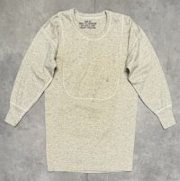 40'S アメリカ軍 US NAVY ウール/コットン アンダーシャツ オートミールヘザー (VINTAGE)