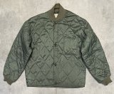 60'S アメリカ軍 USAF "CWU-9/P 初期型" キルティング ライナージャケット CONMARジップ セージグリーン (VINTAGE) 