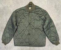 60'S アメリカ軍 USAF "CWU-9/P 初期型" キルティング ライナージャケット CONMARジップ セージグリーン (VINTAGE) 