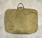 40'S アメリカ軍 US NAVY "PARACHUTE TRAVELING BAG" キャンバスバッグ KWIKアルミジップ カーキ (VINTAGE)