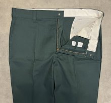 他の写真1: 70'S BIG YANK "MAGIC-TWILL" ワークパンツ 42TALONジップ グリーン (DEADSTOCK)