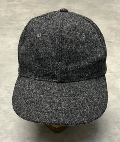 画像2: 90'S J.CREW 旧タグ ウール ベースボールキャップ ダークグレー USA製 (VINTAGE)