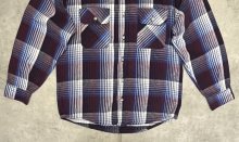 他の写真3: 90'S FIVE BROTHER ヘビーフランネル ワークシャツ チェック柄 USA製 (VINTAGE)
