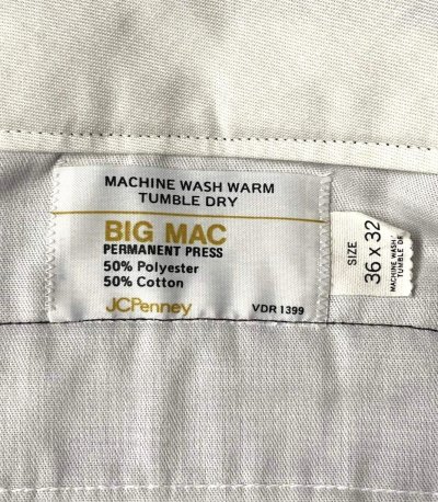 画像4: 70'S BIG MAC チビタグ コーデュロイ ワークパンツ SCOVILLジップ ブラウン (VINTAGE)