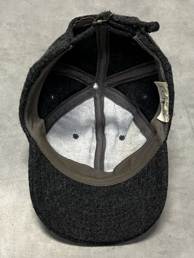 画像5: 90'S J.CREW 旧タグ ウール ベースボールキャップ ダークグレー USA製 (VINTAGE)