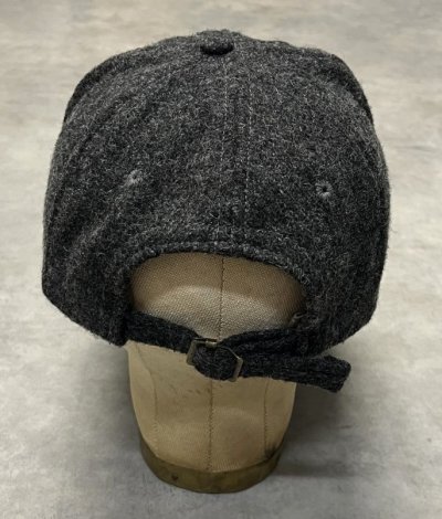 画像4: 90'S J.CREW 旧タグ ウール ベースボールキャップ ダークグレー USA製 (VINTAGE)