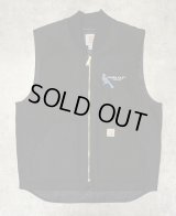 CARHARTT 裏地キルティング ダックベスト ブラック (DEADSTOCK)
